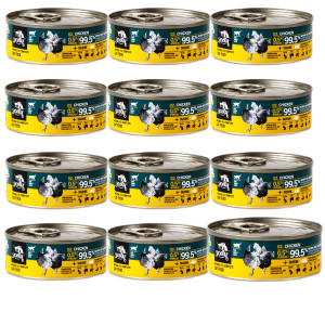 3COTY Chicken with spirulina - nassfutter für Katzen - 12x80g