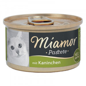 MIAMOR Pastete Rabbit - nassfutter für Katzen - 85g