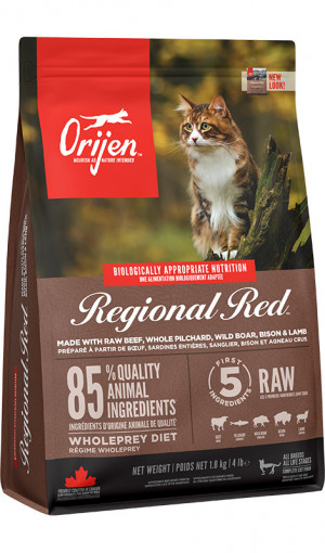 ORIJEN Regional Red Cat - trockenfutter für Katzen - 1,8kg