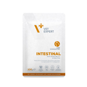 VET EXPERT Veterinary Diet Intestinal Cat - Nassfutter für Katzen - 100g