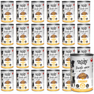 TUF TUF Meaty chunks with poultry - Nassfutter für Hunde - 24x1250g