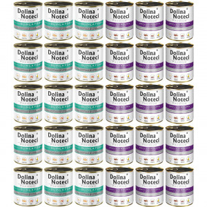 DOLINA NOTECI Premium MIX 2 Geschmacksrichtungen – Nassfutter für Hunde – 30×800g