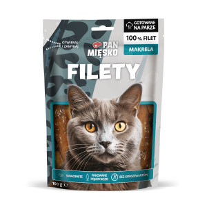 PAN MIĘSKO Mackerel fillets - Katze behandeln - 100g