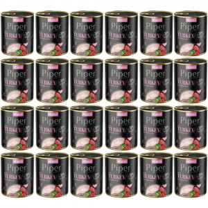 DOLINA NOTECI Piper mit Pute und Brokkoli - Nassfutter für Hunde - 24x800g