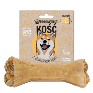 PAKA ZWIERZAKA Bone with goat XL 17 cm - leckerli für hunde - 115g