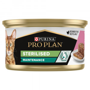 PURINA Pro Plan Sterilised Salmon with tuna - nassfutter für Katzen - 85g