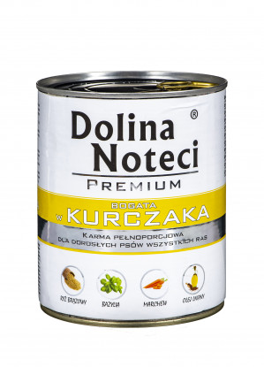 DOLINA NOTECI Premium Rich in chicken - Nassfutter für Hunde - 800 g