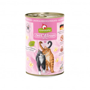 GRANATAPET DeliCATessen Salmon and seafood - nassfutter für Katzen - 400g