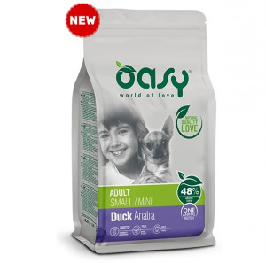 OASY One Animal Protein Adult Small/Mini Duck - trockenfutter für Hunde - 2,5kg