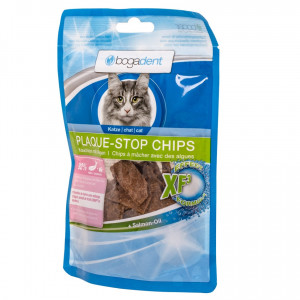 BOGAR Bogadent Plaque-stop Chips Fish - Katze behandeln - 50g