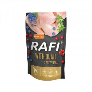 DOLINA NOTECI Rafi with quail - Nassfutter für Hunde - 500g