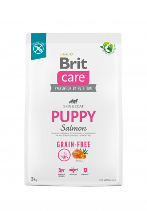 BRIT Care Puppy Salmon - Trockenfutter für Hunde - 3 kg