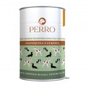 PERRO Junior Lamb with zucchini - Nassfutter für Hunde - 400g