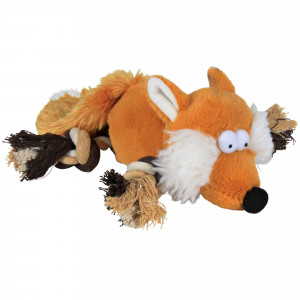 Trixie Fuchs Spielzeug mit Seil 34 cm 35919