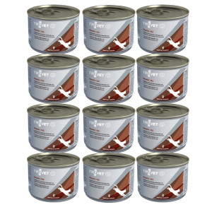 TROVET Hepatic HLD mit Hühnerfleisch – Nassfutter für Katzen – 12×200 g