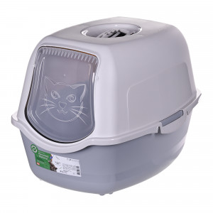 DIAMENTIQ BAYA white/light grey - Katzentoilette - 55,5 x 40 x 38,7 cm
