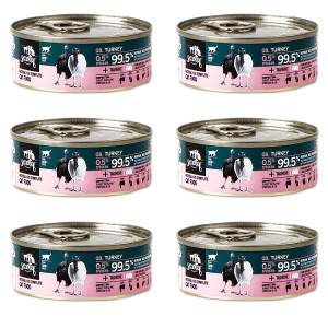 3COTY Turkey with spirulina - nassfutter für Katzen - 6x80g