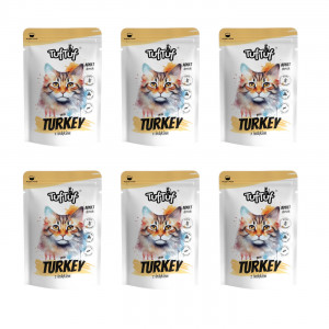 TUF TUF with turkey - nassfutter für Katzen - 6x100g