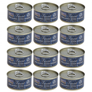 FISH4CATS Mackerel with shrimp - nassfutter für Katzen - 12x70g