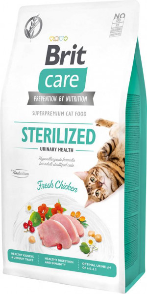 BRIT Care Grain Free Sterilized Urinary Health - Trockenfutter für Katzen - 7 kg 