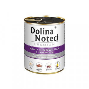 DOLINA NOTECI Premium Rich in rabbit with cranberries - Nassfutter für Hunde - 800 g