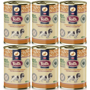 FOLK Altpolnisches Festmahl mit Kaninchen – Nassfutter für Hunde – 6x400g