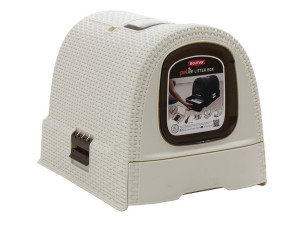 CURVER - Katzentoilette - creme/braun