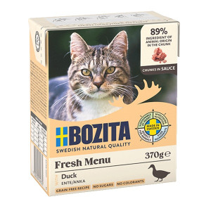 BOZITA Fresh Menu Duck in gravy - nassfutter für Katzen - 370g