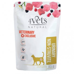 4VETS Natural Urinary Non-struvite - nassfutter für Katzen - 85g