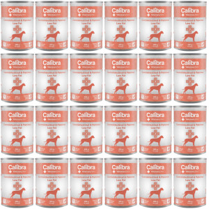 CALIBRA Veterinary Diets Gastrointestinal Low Fat - Nassfutter für Hunde - 24x400g