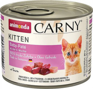 ANIMONDA Carny Kitten Baby-Pate - Nassfutter für Katzen - 200 g 