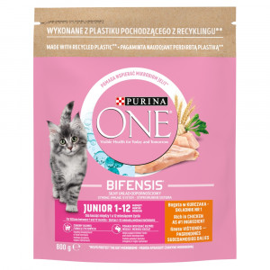 PURINA One Bifensis Junior - Trockenfutter für Katzen - 800 g 