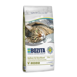Bozita - Indoor & Sterilised Chicken - Trockenfutter für sterilisierte Katzen - 2kg