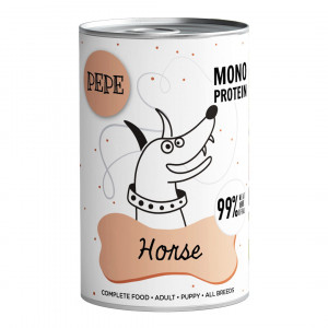 PAKA ZWIERZAKA Pepe Horse - Nassfutter für Hunde - 400g
