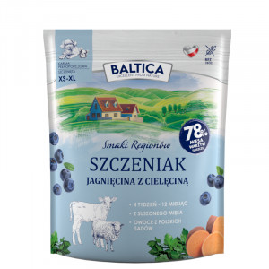 BALTICA Smaki regionów Junior Lamb with veal - trockenfutter für Hunde - 1kg