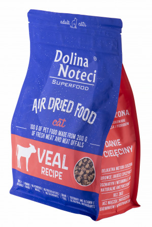 DOLINA NOTECI Superfood Kalbfleisch - Katzentrockenfutter - 1 kg