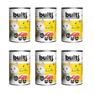 BULTI Rich in duck - nassfutter für Katzen - 6x400g