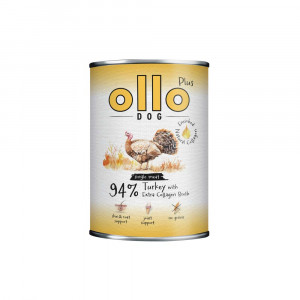 OLLO Plus Collagen Turkey - Nassfutter für Hunde - 400g