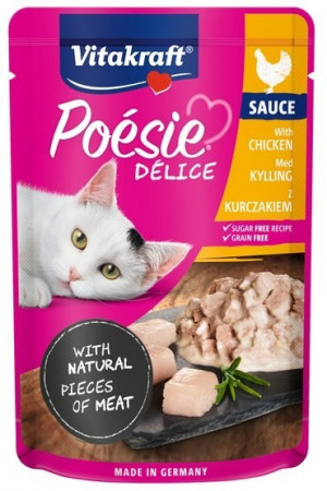 VITAKRAFT POESIE DELICE Huhn - Nassfutter für Katzen - 85 g