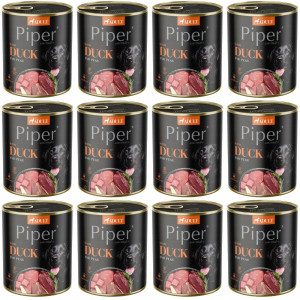 DOLINA NOTECI Piper mit Ente und Birne - Nassfutter für Hunde - 12x800g