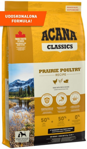 ACANA Classics Prairie Poultry - Trockenfutter für Hunde - 9,7 kg
