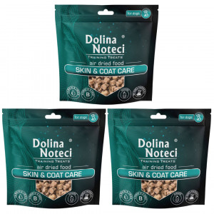 DOLINA NOTECI Training Treats Skin & Coat Care - leckerli für hunde - 3x130g