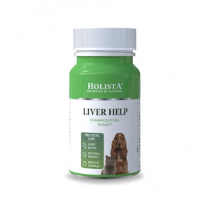 HOLISTA Liver help - nahrungsergänzungsmittel für hunde und katzen - 90 tabletten
