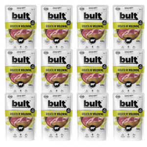 BULT Rich in beef - Nassfutter für Hunde - 12x100g