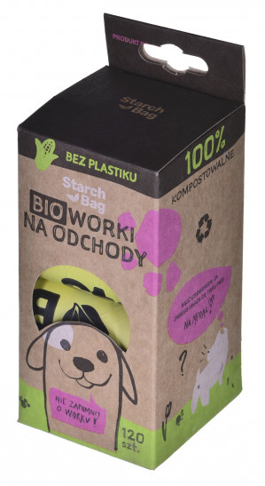 STARCH BAG - Kotbeutel - 8 x 15 