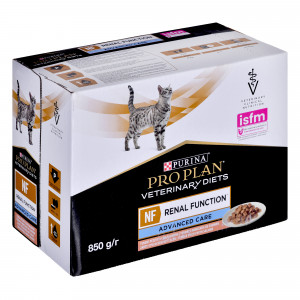 PURINA Feline Veterinary Diets NF Renal Function - Nassfutter für Katzen - 10x85g 