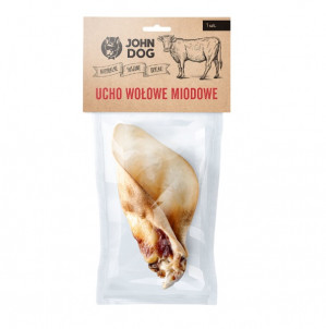JOHN DOG Beef ear - leckerli für hunde - 1