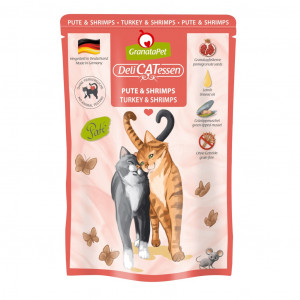 GRANATAPET DeliCATessen Turkey and shrimps - nassfutter für Katzen - 85g