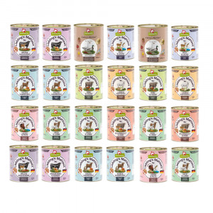 GRANATAPET Liebling's Mahlzeit MIX-GESCHMÄCKER - Nassfutter für Hunde - 24x800g