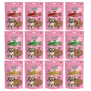 TUF TUF Mini-Churros MIX aus 3 Geschmacksrichtungen – Hundesnack – 12x100g